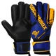 Перчатки вратарские GK-4316 SOCCERMAX (PVC, PL, р-р 10, цвет синий-оранжевый) - изображение 1