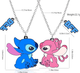 Парные кулоны Лило и Стич (Lilo and Stitch) на серебристой цепочке Fashion Jewelry колье чокер (II) 33571 - изображение 2