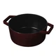 Кастрюля чугунная 24 см 4,35 л Berlinger Haus Metallic Line Burgundy Edition (BH-6497) - изображение 4