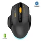Мышь беспроводная, бесшумная MiKESPN W601 с аккумулятором и подсветкой 2,4G+Bluetooth Black - изображение 1