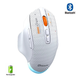 Мышь беспроводная, бесшумная MiKESPN W601 с аккумулятором и подсветкой 2,4G+Bluetooth White - изображение 1