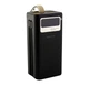 Портативное зарядное устройство Power Bank BOROFONE DBT35A 40000mAh з вбудованими кабелями Black - изображение 1