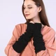 Мітенки в'язані довгі чорні One Size - зображення 2