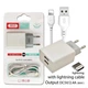 СЗУ XO L65 2USB 2.4A White (L65-L-WH) + кабель USB-Lightning - изображение 2