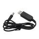 Підвищуючий кабель - перехідник для WIFI роутера від павербанку USB з 5V на 12V ( 5В to 12В DC ) 5.5x2.1 мм 75 см - изображение 4