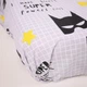 Простынь на резинке Бязь Batman Черно-Белый 120*190 высота 25 см - изображение 1