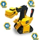 Машинка CAT Construction Roaring Rex-Cavator Екскаватор Ревучий Рекс-Каватор зі світлом і звуком (83204) - зображення 4