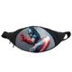 Поясная сумка бананка Капитан Америка (GB - Captain America 04) Gear Bag черная - изображение 1