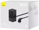 Сетевое зарядное устройство Baseus Power Combo Digital Power Strip 2AC+USB+Type-C+Retractable-C 65W with 1.5m Power Cord PSLR000301 Black - изображение 8
