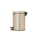 Бак для мусора с педалью Brabantia NewIcon Pedal Bin 3 л шампань бежевый 304408 (00800881) - изображение 3