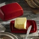 Керамическая масленка Emile Henry Butter Dish красный (340225) - изображение 3