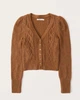 Кардиган женский - кардиган Abercrombie & Fitch AF8372W S Оранжевый - изображение 1