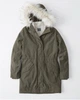 Парка женская - парка зимняя Abercrombie & Fitch AF7081W S Оливковый - изображение 2