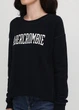 Свитшот женский - свитшот Abercrombie & Fitch AF5648W XS Темно-синий - изображение 3