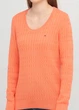 Свитер женский - свитер Tommy Hilfiger TH1430W S Коралловый - изображение 3