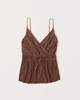 Майка Abercrombie & Fitch AF8218W XS Коричневий - зображення 2