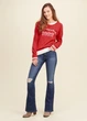 Свитшот женский - свитшот Hollister HC6427W XS Красный - изображение 5