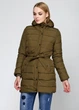 Пуховик женский - зимний пуховик Abercrombie & Fitch AF5446W S Оливковый - изображение 1