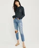 Худи женское - худи Abercrombie & Fitch AF5951W S Темно-синий - изображение 5