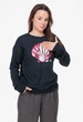 Свитшот женский - свитшот Abercrombie & Fitch AF5657W S Темно-синий - изображение 2