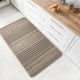 Прорезиненный Безворсовый Коврик на Кухню Kitchen 1924619 Бежевый 67х120 см - изображение 1