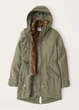 Парка Abercrombie & Fitch AF8892W XS Оливкова - зображення 3
