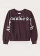 Свитшот женский Abercrombie & Fitch AF8980W M Бордовый - изображение 2