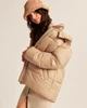Пуховик Abercrombie & Fitch AF9112W M Светло-коричневый - изображение 6