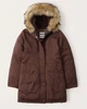Парка Abercrombie & Fitch AF8442W XS Коричнева - зображення 1