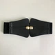 Широкий пояс з перлинками ремінь ремінець поясок Honey Fashion Accessories One Size чорний (16-8) - изображение 3