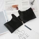 Широкий пояс ремінь ремінець поясок на блискавці Honey Fashion Accessories One Size чорний (16-14) - зображення 2