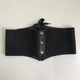 Широкий пояс-корсет ремінь ремінець поясок на шнурівці Honey Fashion Accessories One Size чорний (16-9) - изображение 4
