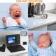 Відеоняня Baby Monitor SM-35 з кольоровим 3,5-дюймовим РК-монітором, датчиком звуку, нічне бачення, бездротова та вимірюванням температури - зображення 8