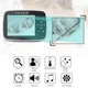 Відеоняня Baby Monitor SM-35 з кольоровим 3,5-дюймовим РК-монітором, датчиком звуку, нічне бачення, бездротова та вимірюванням температури - зображення 12