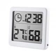Термометр-гігрометр-годинник з дисплеєм 3.2" Electronic Hygrometer PD-WDJ-01 81*71*10 мм білий - изображение 2