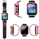 Детские часы телефон Smart baby watch Qi529 GPS с камерой, прослушиванием, трекером, Розовый - изображение 6