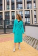 Пальто Cat Orange 4432 44 Світло-бірюзове - зображення 6