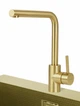 Комплект Gunter&Hauer: Кухонна мийка Ruwer 5522 Gold + Змішувач RAIN Gold + Дозатор SOAP DISPENSER Gold - зображення 10