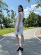 Платье футляр из жаккардовой ткани Cat Orange 5784 Белоснежное 54 - изображение 2
