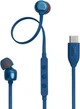 Наушники проводные JBL T310C USB-C (JBLT310CBLU) гарнитура с микрофоном синяя - изображение 3