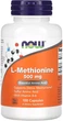 Метионин Now Foods L-Methionine 500 мг 100 капсул (733739001177) - изображение 1