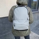 Стильний сірий міський рюкзак 18 л Town Style grey - зображення 1