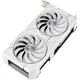 Відеокарта Asus nVidia RTX 4060 DUAL-RTX4070S-O12G-EVO-WHITE 12ГБ GDDR6/ 21000 МГц/ 192 мбіт - зображення 5