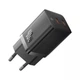 Мережевий зарядний пристрій Type-C+Type-C з швидкою зарядкою GaN5 Fast Charger Pro 40W блок живлення Black, Baseus (CCGP180101) - зображення 1