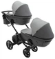 Коляска 2 в 1 для двойни Bair Kiwi DUO ECO BKD-21/15 серый / графит - изображение 4