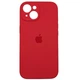 Чехол Fiji Silicone Case Full Camera для Apple iPhone 15 бампер накладка с защитой камеры Red Raspberry - изображение 1