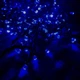 Светодиодная гирлянда-нить черная проволока 300 LED Xmas рубин 13.5 м 8 режимов синий - изображение 2