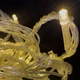 Світлодіодна гірлянда-завіса прозорий дріт 240 LED Magic Lights ліхтарики 2 х 2 м 8 режимів теплий білий - изображение 8