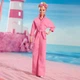 Коллекционная кукла Mattel Barbie The Movie Pink Power Jumpsuit Барби в розовом костюме HRF29 - изображение 3