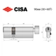 Цилиндр CISA ASIX P8 90T (30*60T) никель матовый 3 ключа - изображение 9